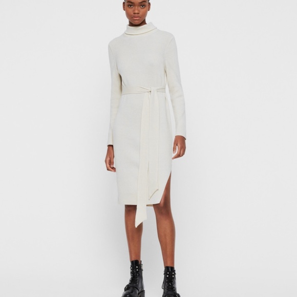 Allsaints Roza Cashmere Blend Dress 